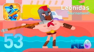 Bowmasters: Gameplay Walkthrough Part 53 - Leonidas Tournament! (iOS, Android)