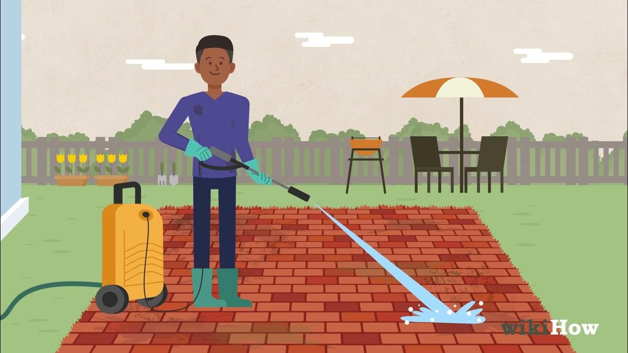 How to Clean a Brick Patio YouTube