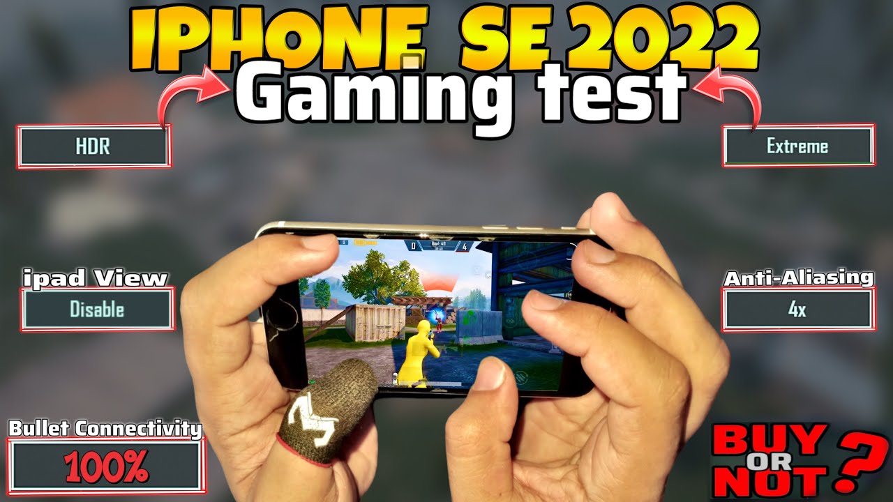 iPhone SE 2022 HDR+60fps Gaming Test in 2025 | BUY OR NOT ? | BATTERY DRAIN | iPhone SE 3