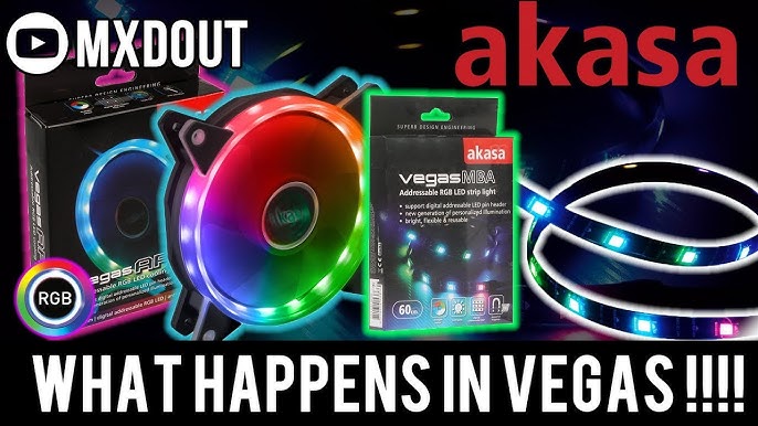 Sindsro arkiv i går RGB for under $10 / £10 - Akasa Vegas MB RGB case strips - YouTube