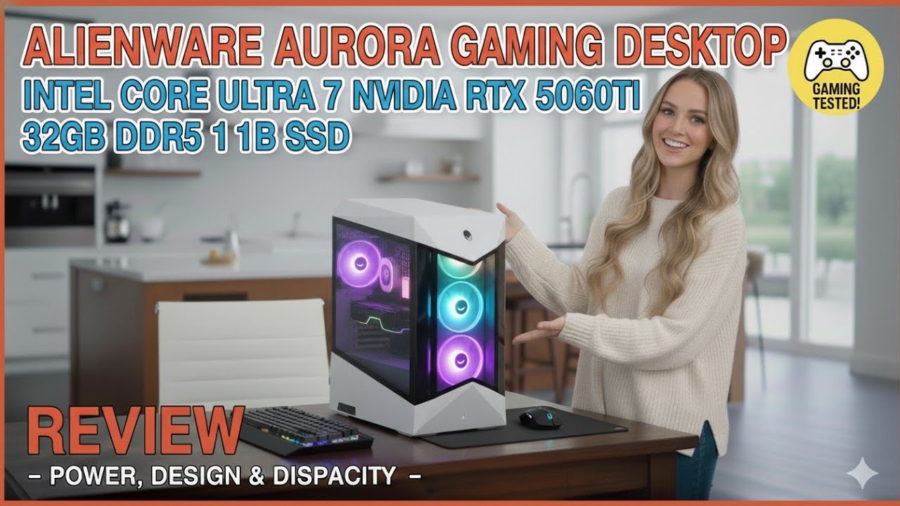 Alienware Aurora Gaming Desktop Intel Core Ultra 7 265KF NVIDIA RTX ...