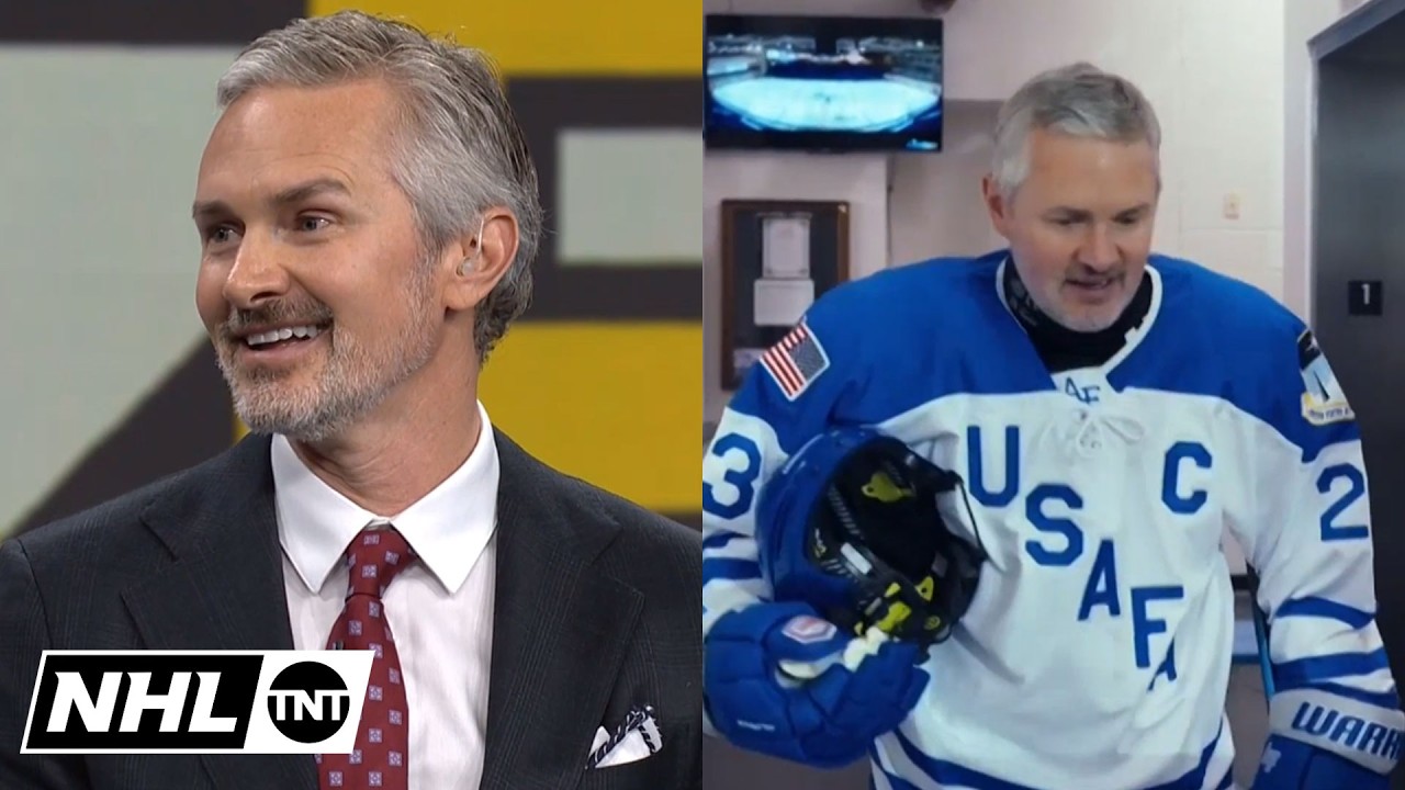 Air Force Veteran and Blind Hockey Player Craig Fitzpatrick joins the NHL on TNT panel