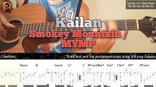 Kailan - Smokey Mountain / MYMP | Guitar Fingerstyle Tabs + Chords + Lyrics