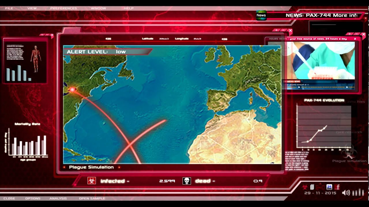 Лучшие стратегии для Android. Plague Inc. — распространение инфекции по миру. Фото.