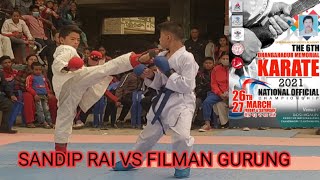 35KG Boys Final || 6th DhanBahadur Memorial National karate championship 2077 ??