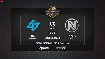 CLG vs. EnVyUs [Map 1 BO3] Game Show Global eSports Cup 2016 Finals