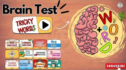 Brain Test : Tricky Words Full Walkthrough