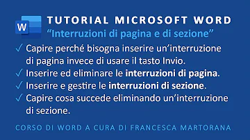 Come eliminare interruzione di sezione Mac?