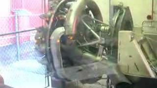 Pratt & Whitney Wasp Junior radial engine bench test 2