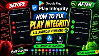 How to Fix Play Integrity on All Android Versions 🔥 | Magisk Modules | #PlayIntegrityFix