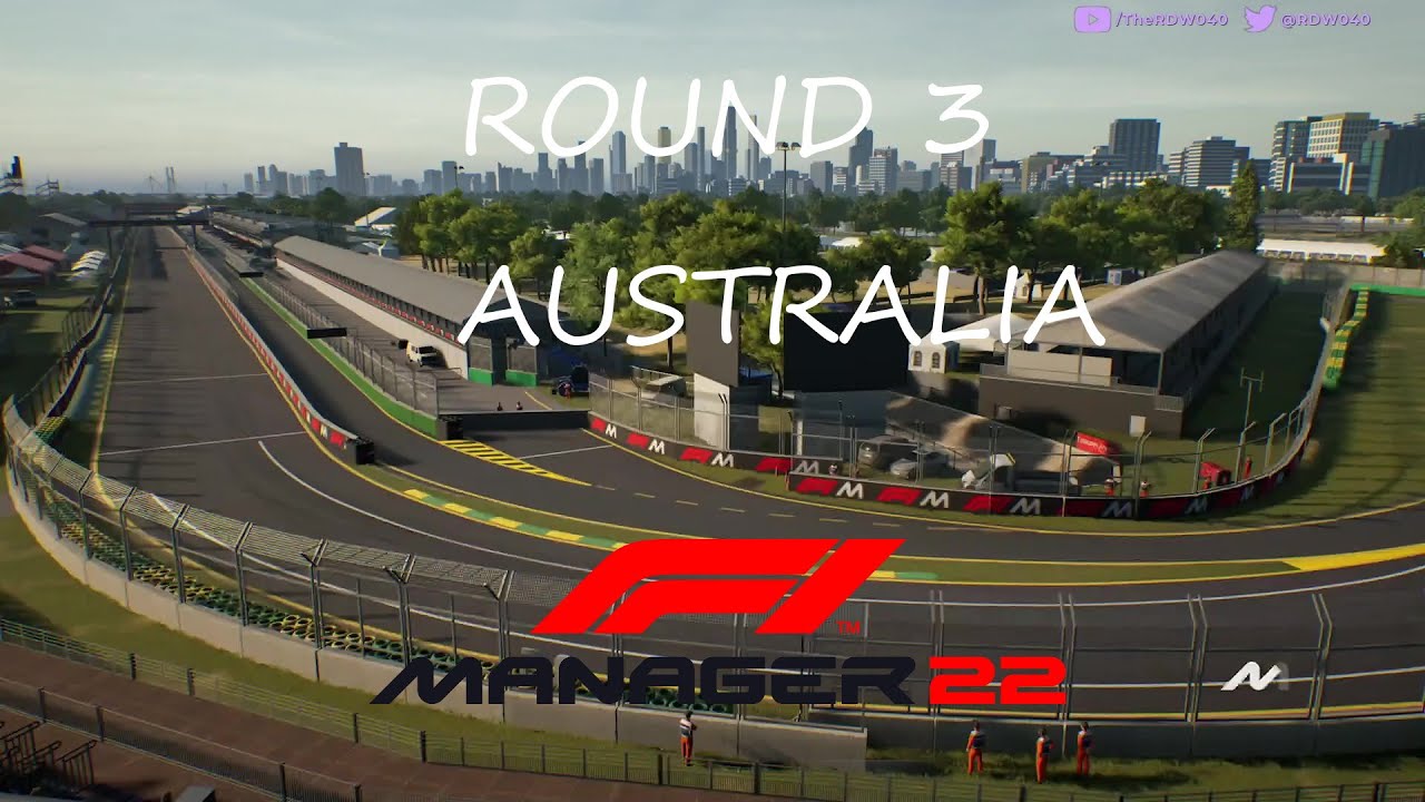 F1 MANAGER 2022 - Race 3 of 22 - Australia - Lets Play - Xbox Series X