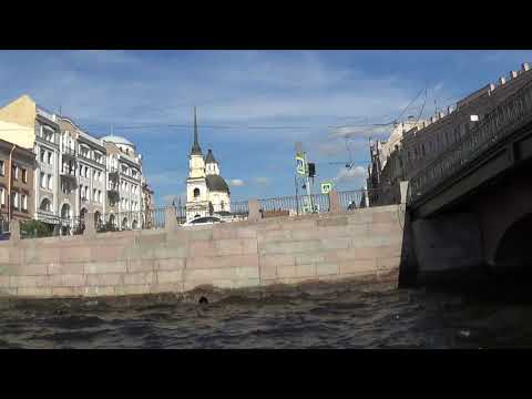 Отрывок прогулки по реке Фонтанка.
