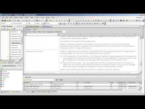 RoboHelp 10: Bookmarks for subtopic navigation