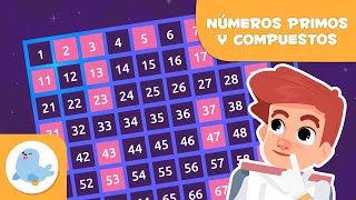 NÚMEROS PRIMOS Y COMPUESTOS para niños 🚀 ¿Qué son los números primos? 🪐 MATEMÁTICAS para niños