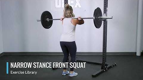 Narrow Stance Front Squat - OPEX Exercise Library