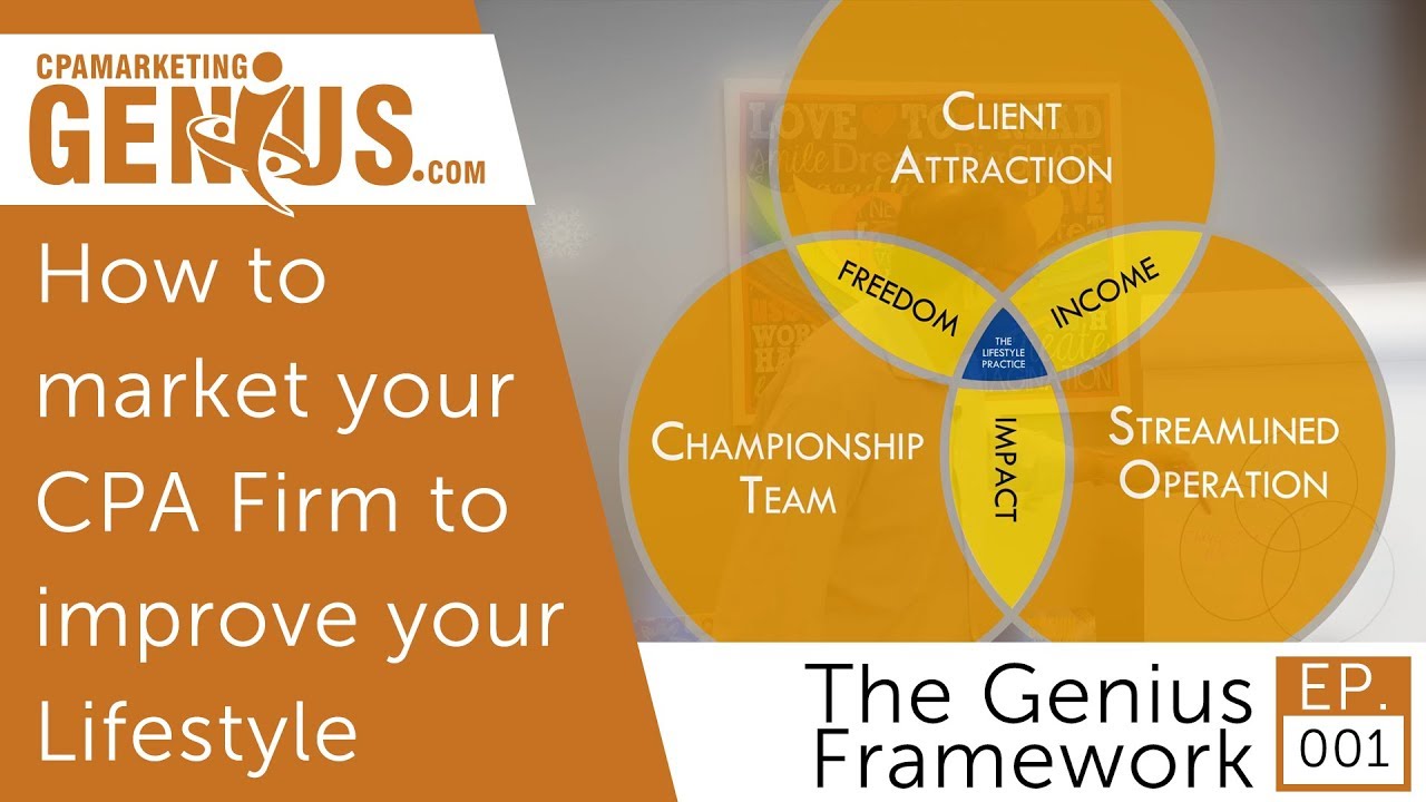 How to Improve Your CPA Firm With the Genius Framework - CPAMG Ep. 001