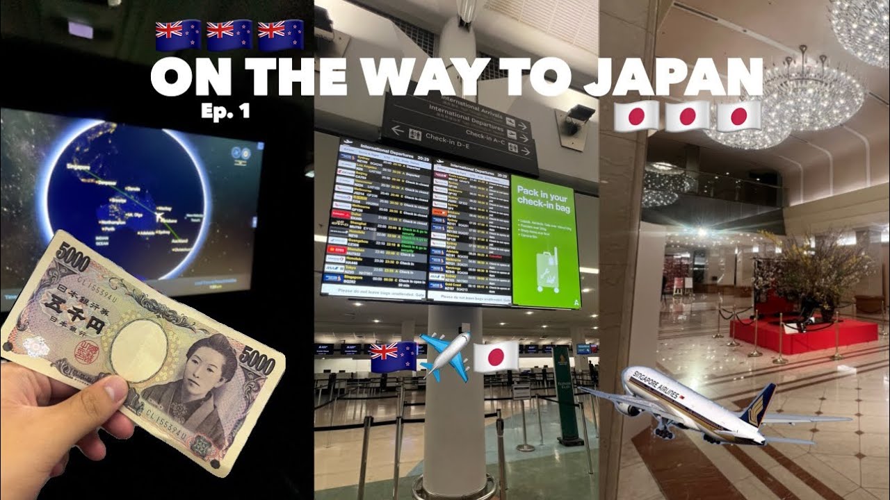 On the way to Japan!! Yay🇯🇵