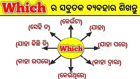 All Uses Of Which In Odia / Which ର ସବୁତକ ବ୍ୟବହାର ଓଡ଼ିଆ ରେ ଶିଖନ୍ତୁ / @odiaconnection