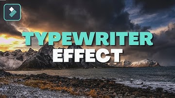 How to Create Typewriter Effect Using Filmora (TYPEWRITER TEXT Effect in Filmora 11)