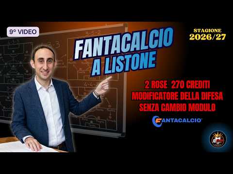 FANTACALCIO A LISTONE 2 ROSE 270 CREDITI - CON MODIFICATORE - SENZA CAMBIO MODULO