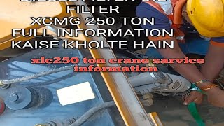 Filter Oil Filter Xcmg 250 Ton Crawler Crane Kaise Oil Sarvice Information