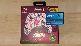 Fortnite PowerA SE Xbox Controller Unboxing! (Tooth Pick Pickaxe Code)