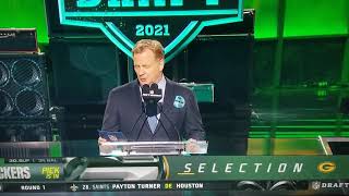 The Packers draft Eric Stokes at #29