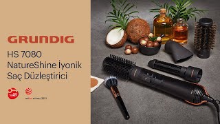 GRUNDIG | HS 7080 NatureShine İyonik Saç Düzleştirici - YouTube