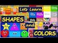 Learn Shapes and Colors!- easy and fun way of learning shapes and colours preschoolers #cocotoystar