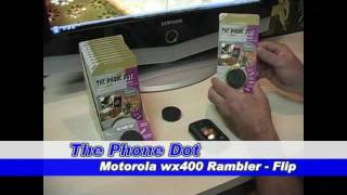 How to Use The Phone Dot - Motorola wx400 Rambler Flip.