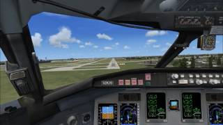Crj7 Soft Landing At Kdtw From Kroc Rw 03R