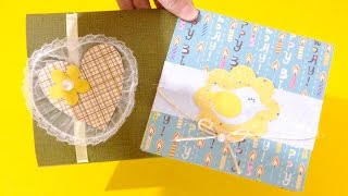 Como Fazer Scrapbook Cartão Decorado Passo a Passo