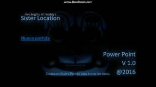 Fnaf Sister Location Power Point 1