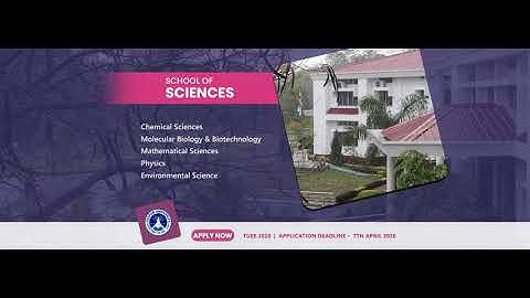 Tezpur University Admissions  2020