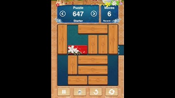 Unblock Me Starter Puzzle 647