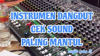 Instrumen dangdut paling mantul buat cek sound || free copyright