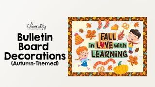🍁📚 Welcome the Season with Our Fall-Themed Bulletin Board Decor! 🍂✨