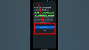 HOW TO DELETE INSTAGRAM ACCOUNT #shorts #howto #youtubeshorts #instagram #account #solution #tech