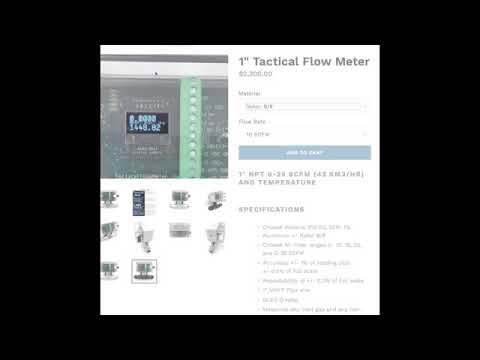 How To Calculate CFM from BTU per Hr for a Thermal Mass Flow Meter