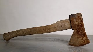 rusty old axe restoration - restoration videos