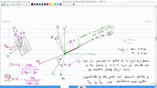 Analysis of space frames - Example 1 : Part 2