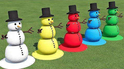 TRANSPORTING & CLIMBING ! GIANT COLORED SNOWMAN vs JOHN DEERE 7R ! Farming Simulator 22