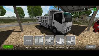 Tutorial Awal Bermain ES Truck Simulator | cara membeli truk dan loadbak