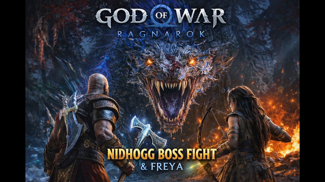 Kratos & Freya vs Nidhogg – Full Boss Fight | God of War Ragnarok ...