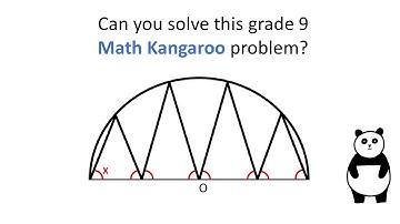 Can you Solve this Grade 9 Math Kangaroo problem? Geometry video.