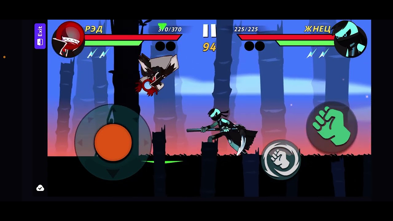 разбор каждого персонажа в игре stickman combat 2D (часть 1)