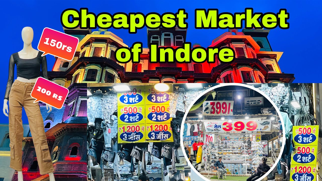 Indore's Cheapest and Busiest Shopping Hub  || Exploring Rajwada Market