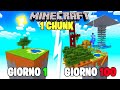 SOPRAVVIVO 100 giorni su un SOLO CHUNK di MINECRAFT