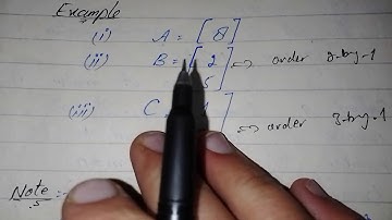 9th class Math Chapter No  1 Matrices and Determinants video 4