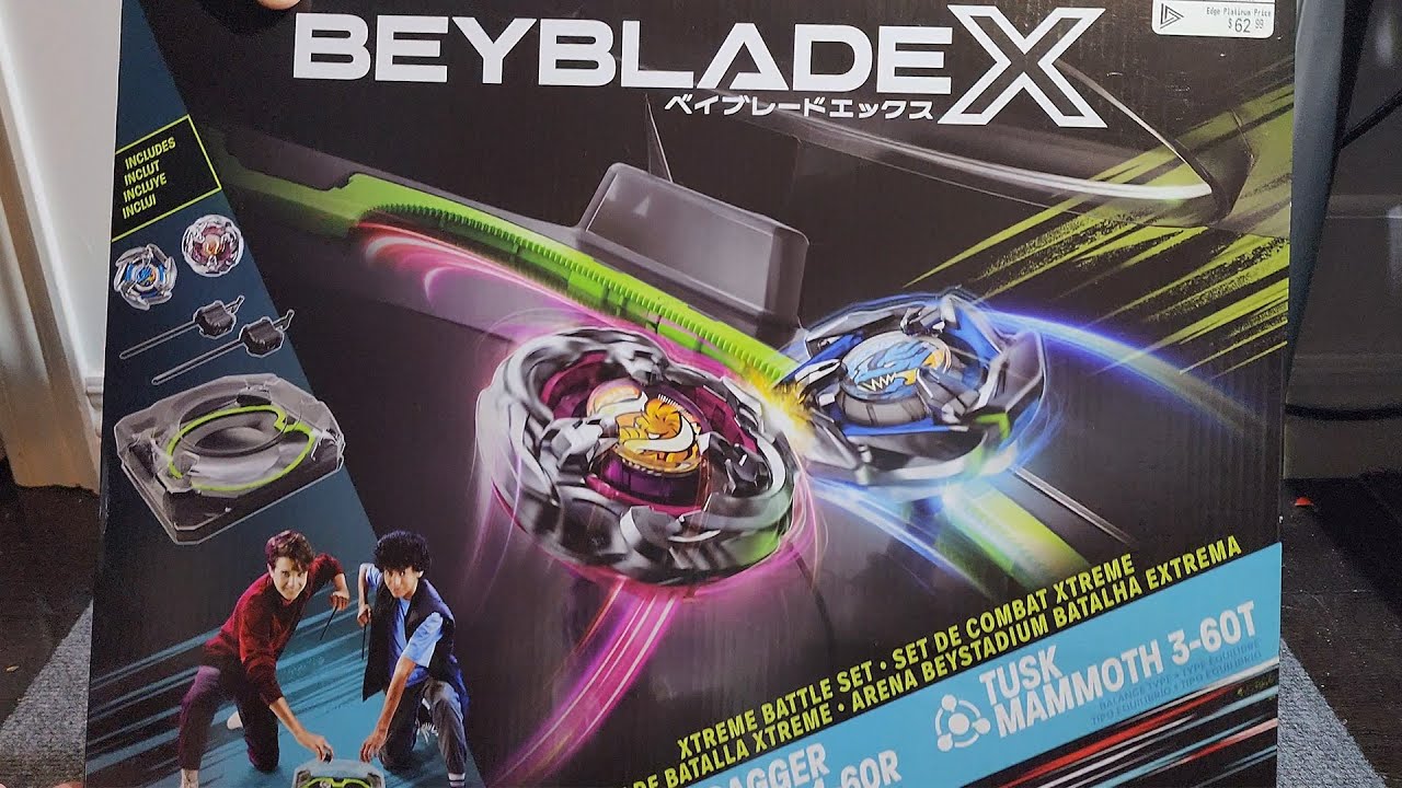 Hasbro Beyblade X Xtreme Battle Set - Tusk Mammoth & Dagger Dran